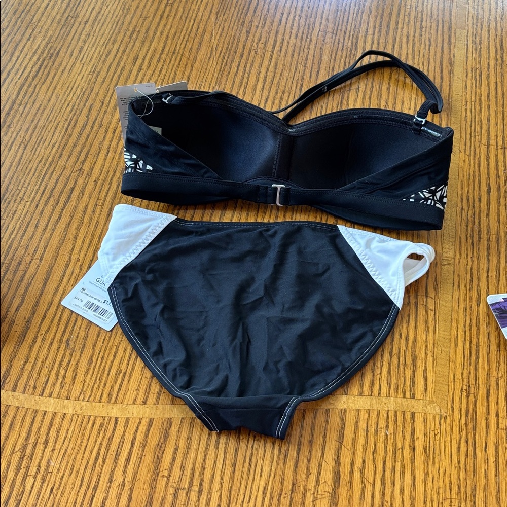 Athleta Geometric Black and White Bikini - Picture 3 of 6
